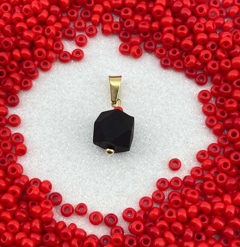 Dije Azabache diamantado